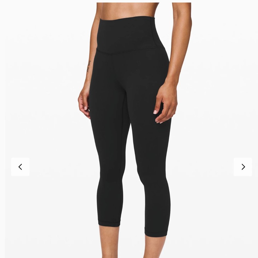 lululemon Align™ Crop 21" Size 4 Black